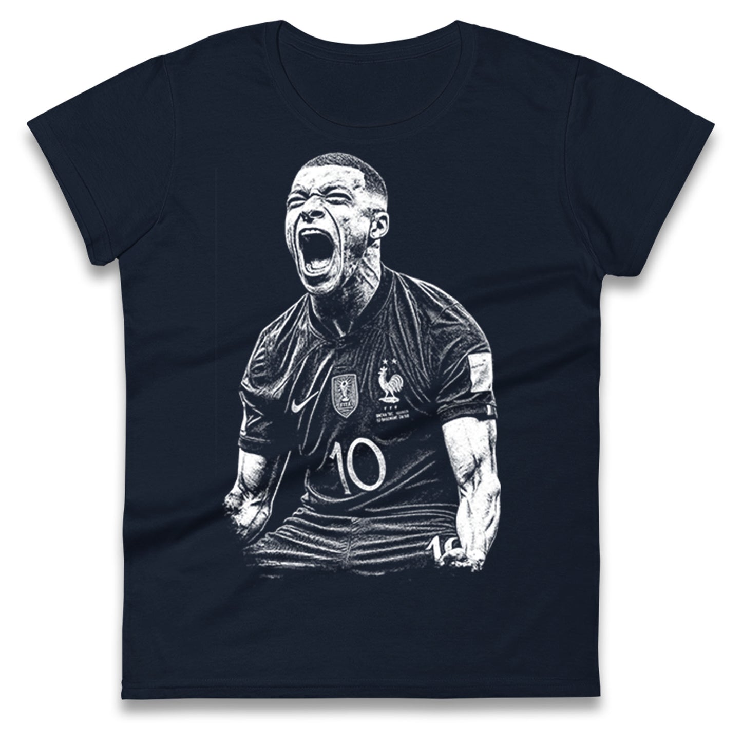  Kylian Footballer Ladies T Shirt