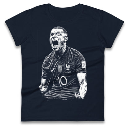  Kylian Footballer Ladies T Shirt