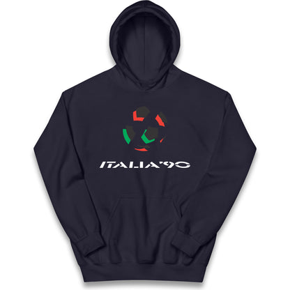 Italia 90 Logo Kids Hoodie