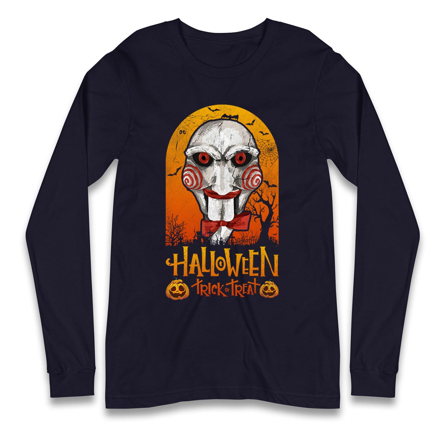 Billy The Puppet Saw Halloween Long Sleeve T Shirt