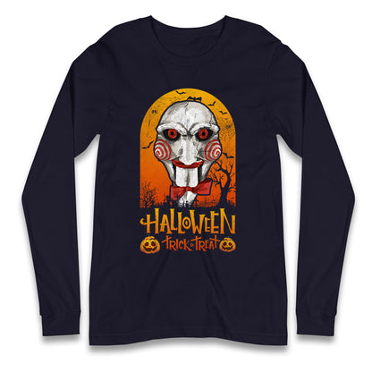 Billy The Puppet Saw Halloween Long Sleeve T Shirt