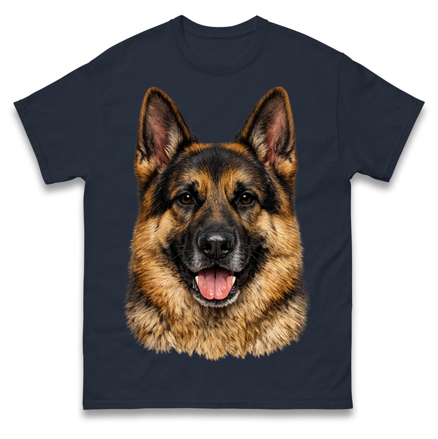 German Shepherd Dog Face T Shirt