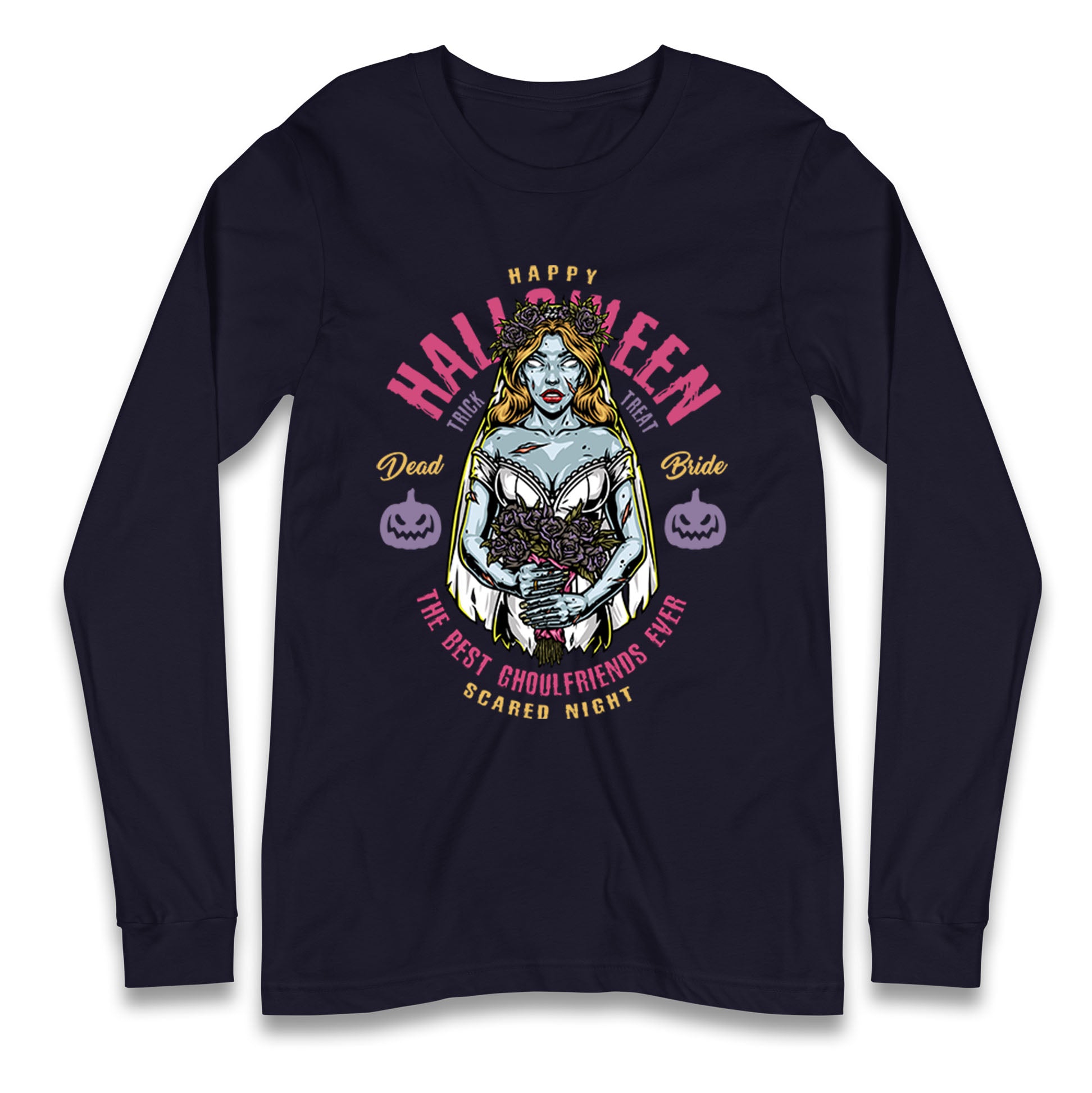Halloween Ghoulfriends Longsleeve T Shirt