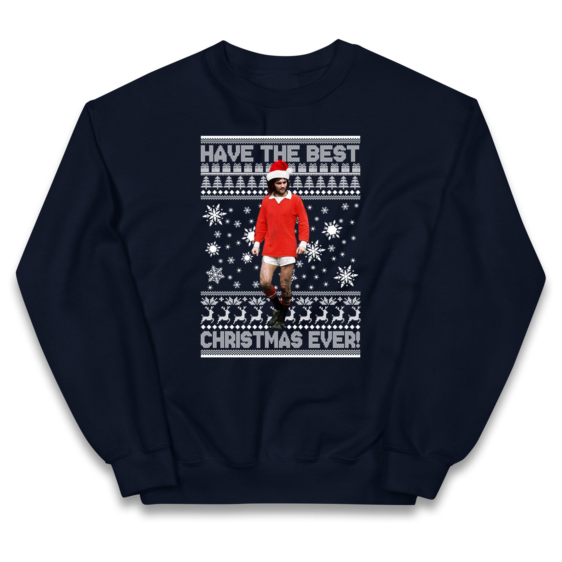Christmas George Best Kids Jumper