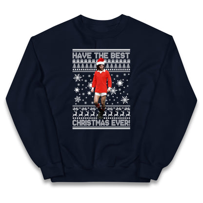 Christmas George Best Kids Jumper