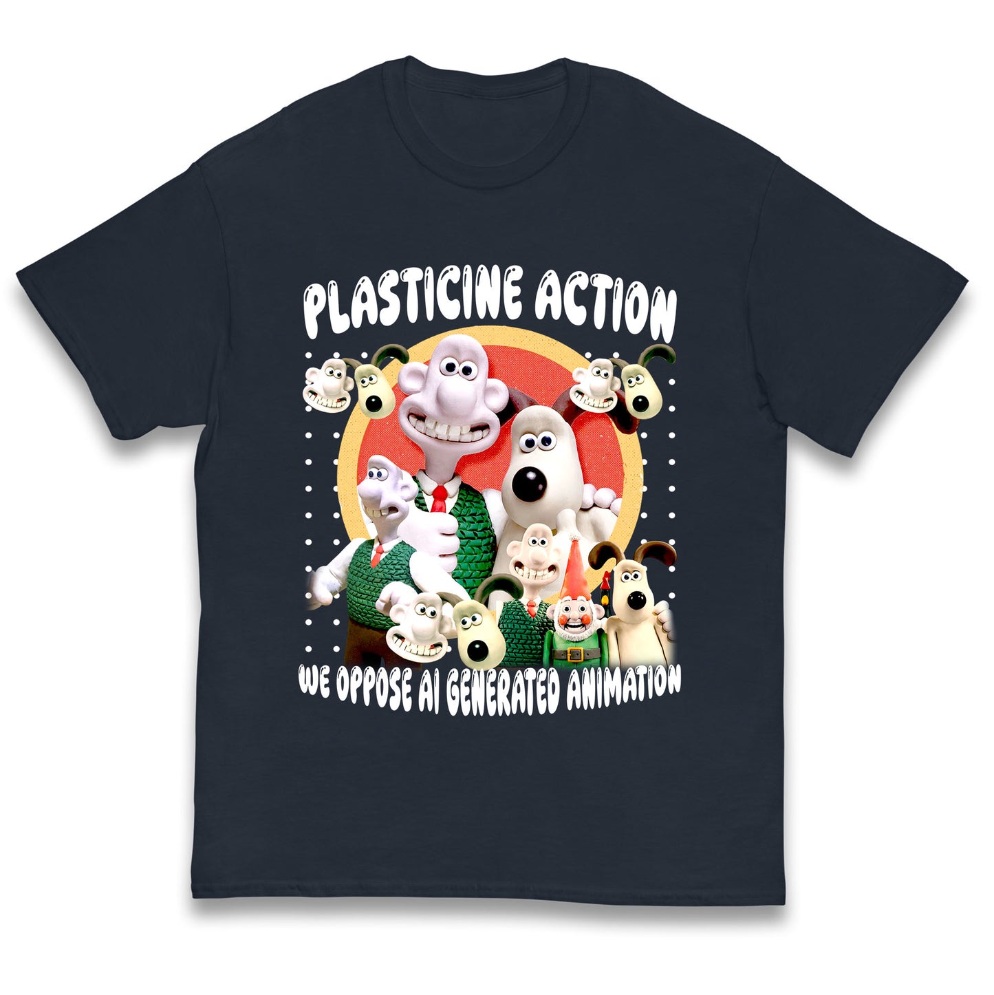 Plasticine Action Figure Kids T Shirt