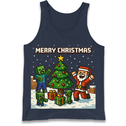 Minecraft Christmas Tank Top