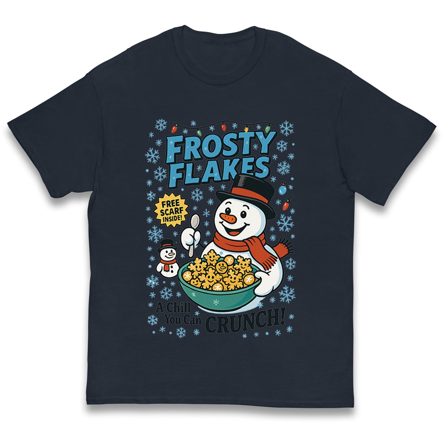 Snowman Christmas Kids T Shirt