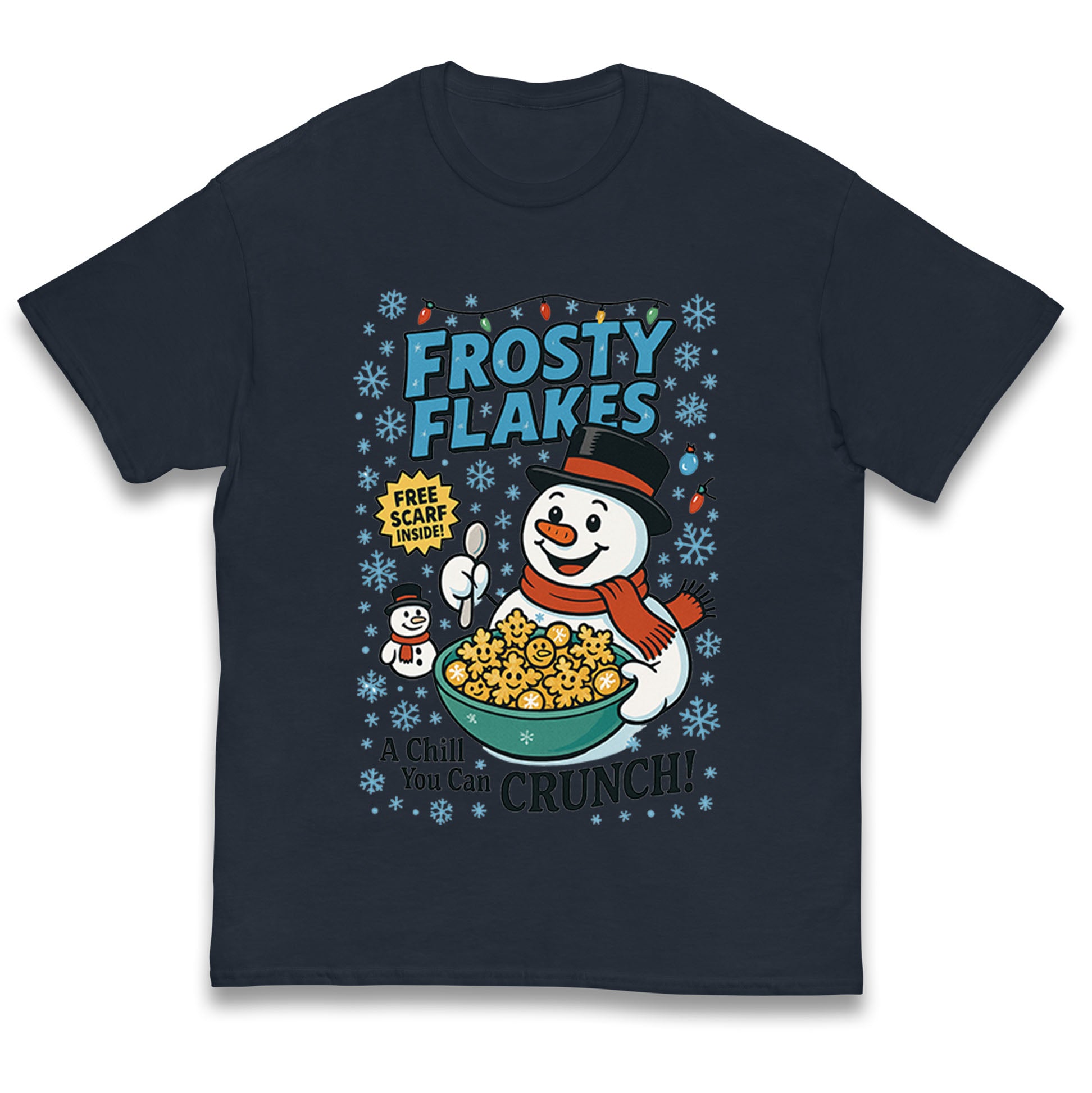 Snowman Christmas Kids T Shirt