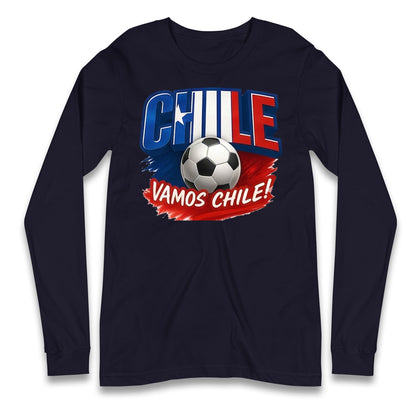 Chile Retro World Cup Longsleeve T Shirt