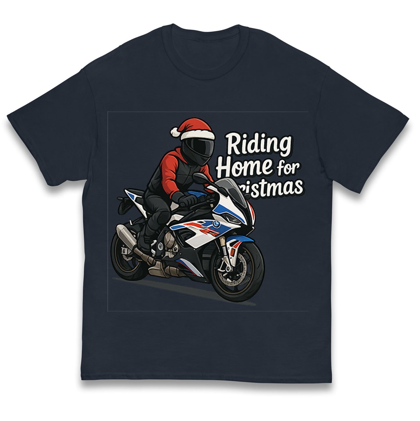 BMW S1000RR Christmas Kids T Shirt