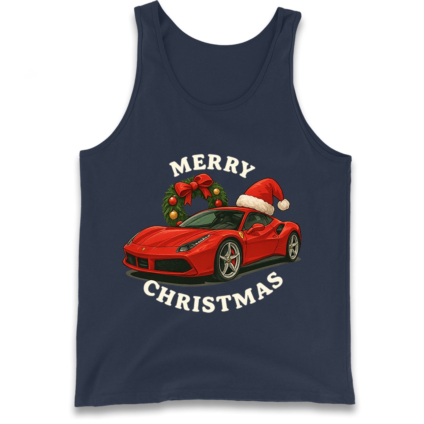 Ferrari Christmas Tank Top