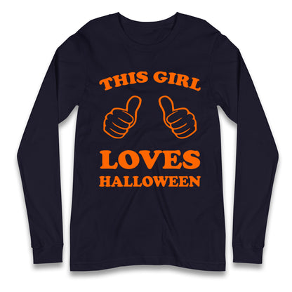This Girl Loves Halloween T Shirt
