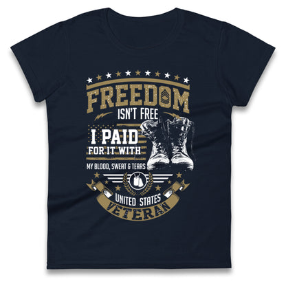 Usa Army Ladies T Shirt 