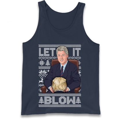 Bill Clinton Christmas Tank Top 