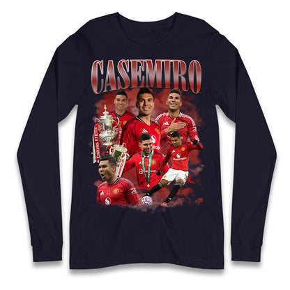 Casemiro Manchester United Longsleeve T Shirt