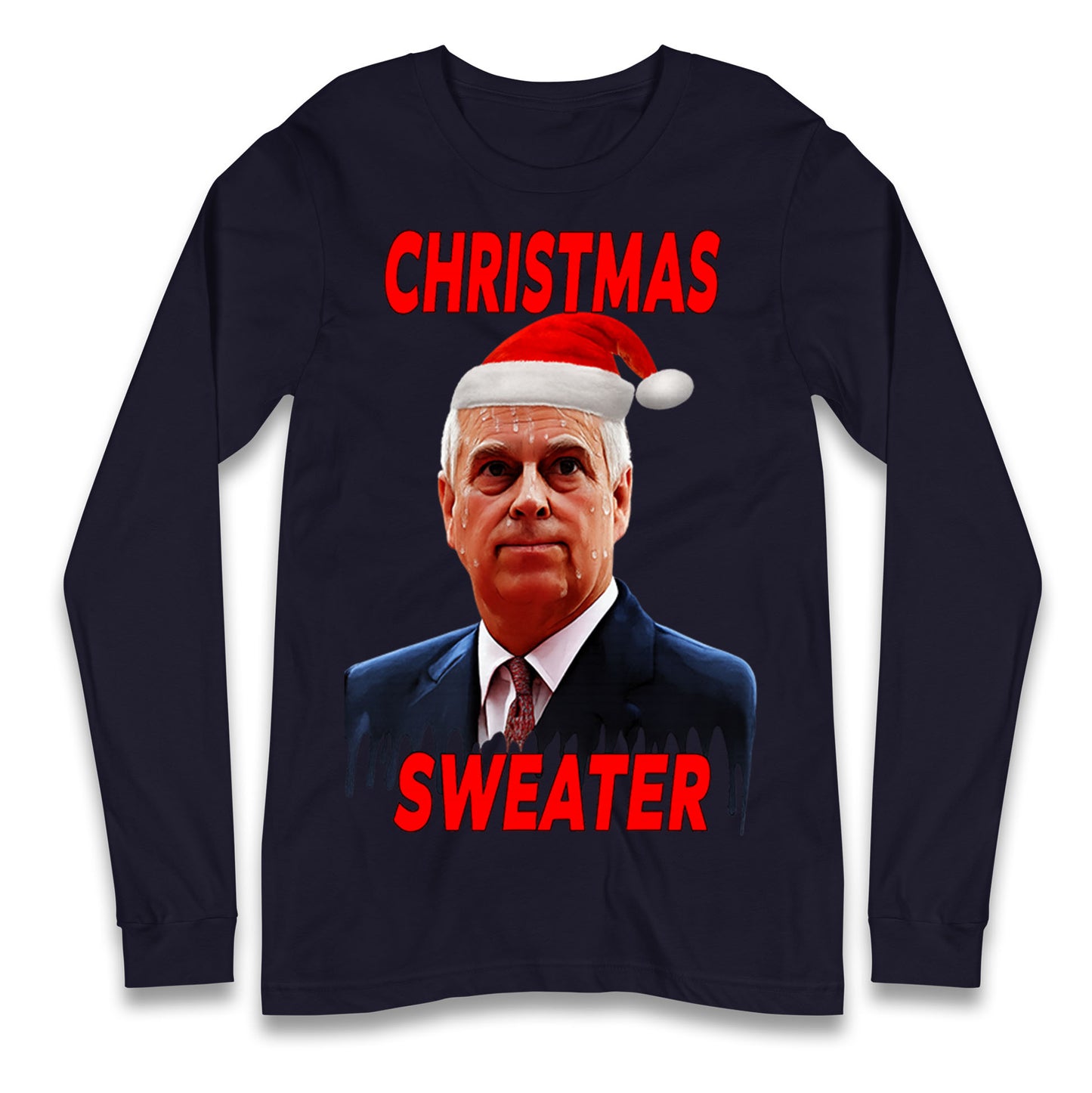 Prince Andrew Christmas Longsleeve T Shirt 