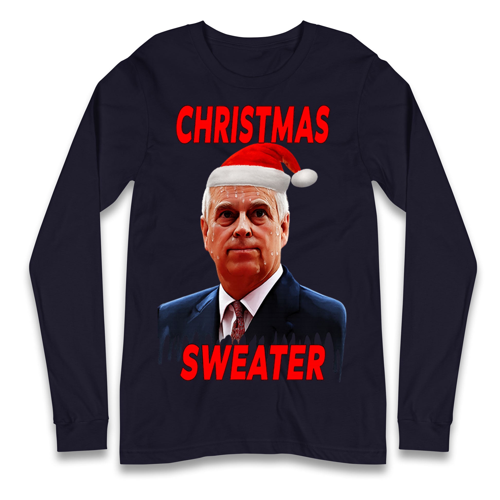 Prince Andrew Christmas Longsleeve T Shirt 