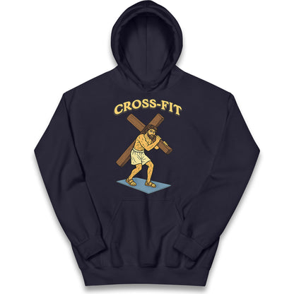 Jesus Cross Fit Kids Hoodie