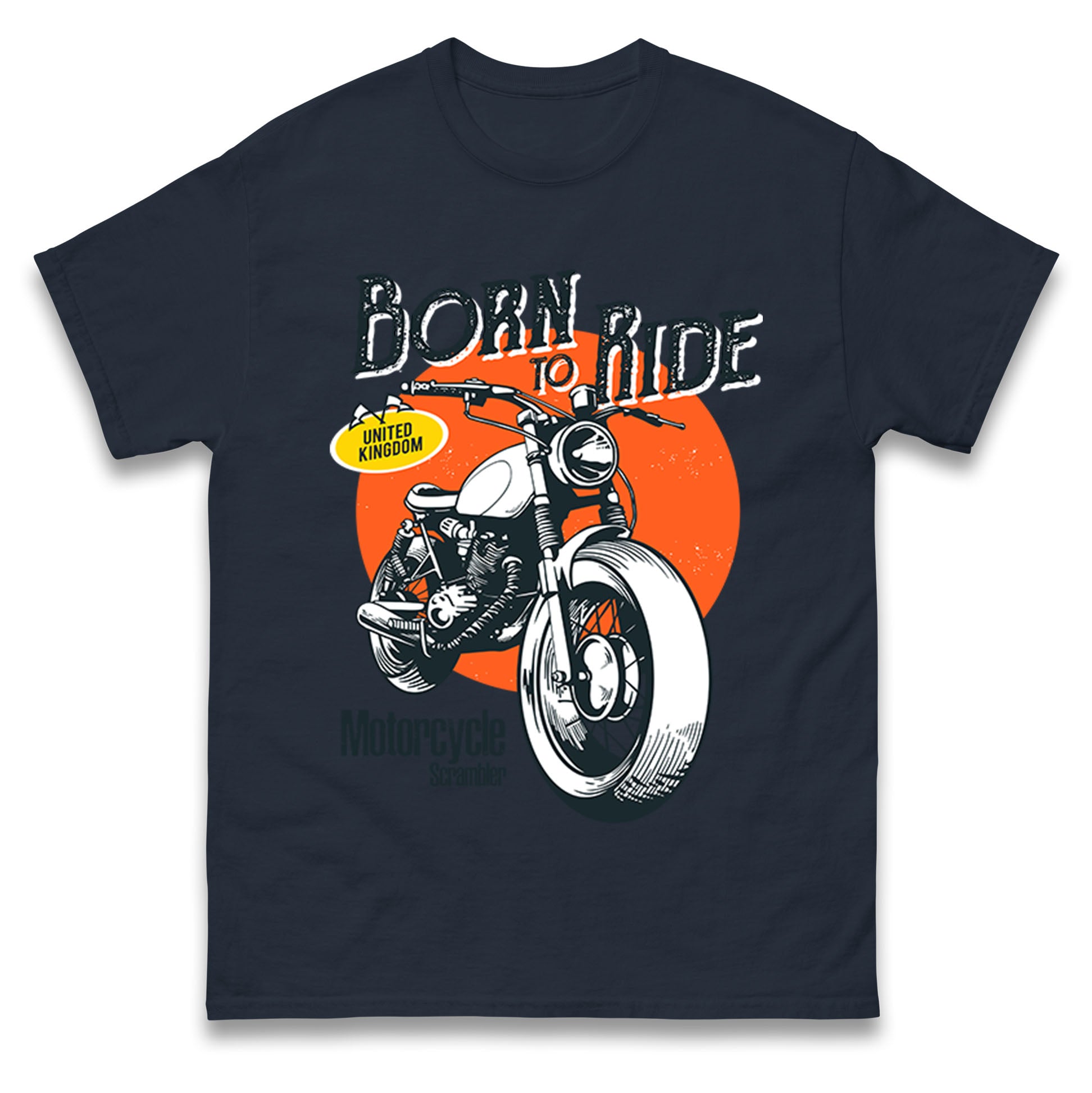 Born To Ride UK T Shirt