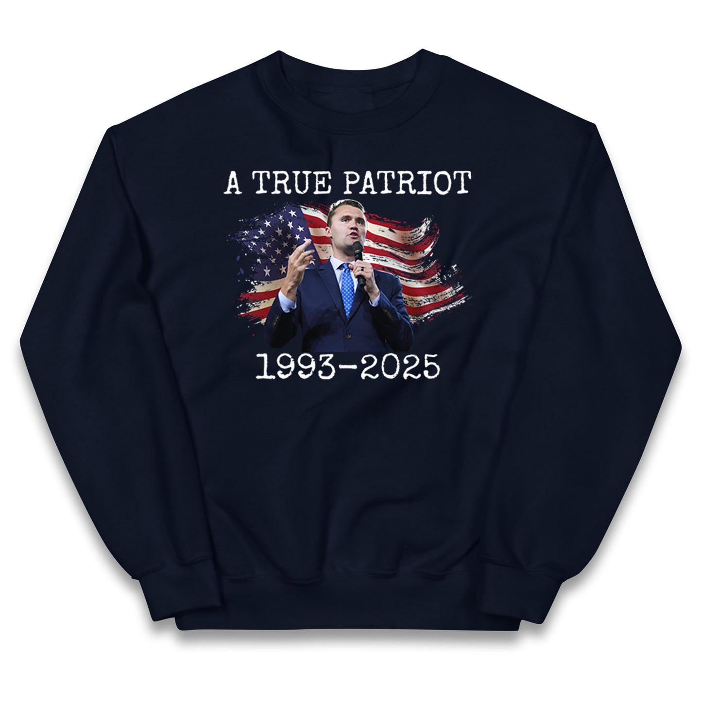 Charlie Kirk Tribute Kids Jumper