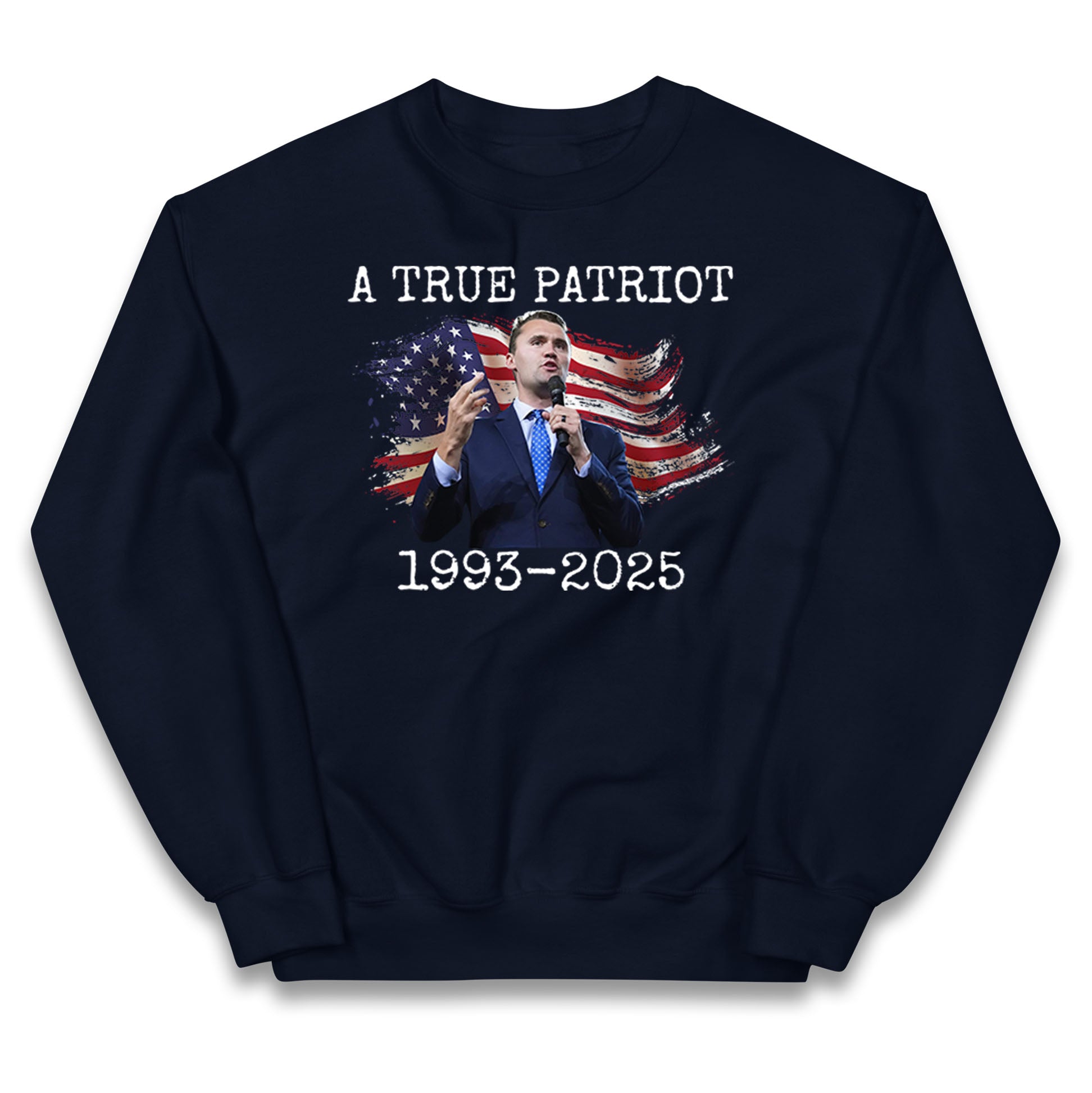 Charlie Kirk Tribute Kids Jumper