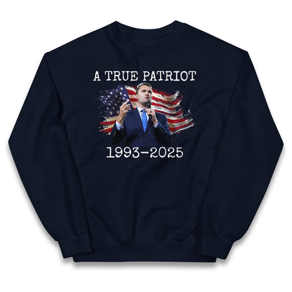 Charlie Kirk Tribute Kids Jumper
