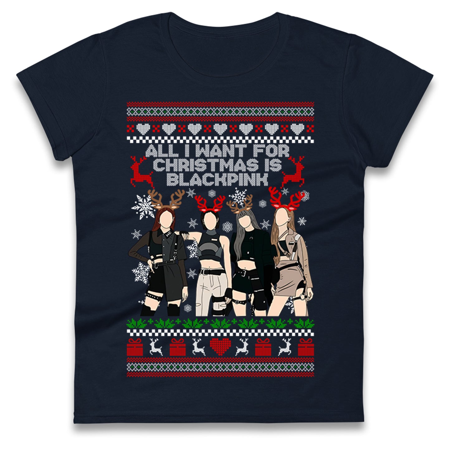 BlackPink Christmas Ladies T Shirt