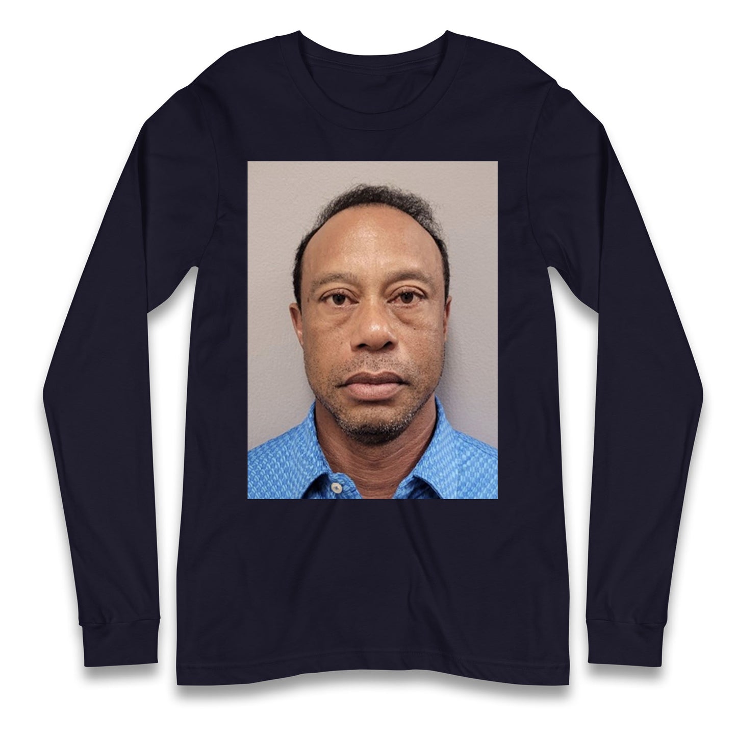 Tiger Woods Mugshot Longsleeve T Shirt