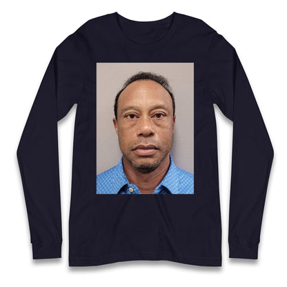 Tiger Woods Mugshot Longsleeve T Shirt