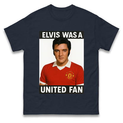 Elvis Presley Mnchester United T Shirt