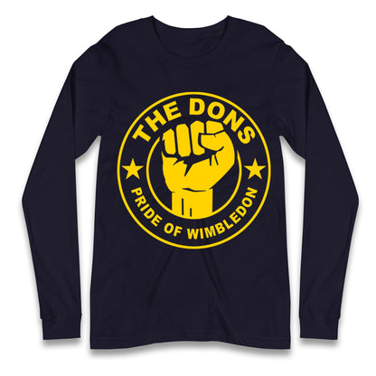 AFC Wimbledon Football Longsleeve T Shirt
