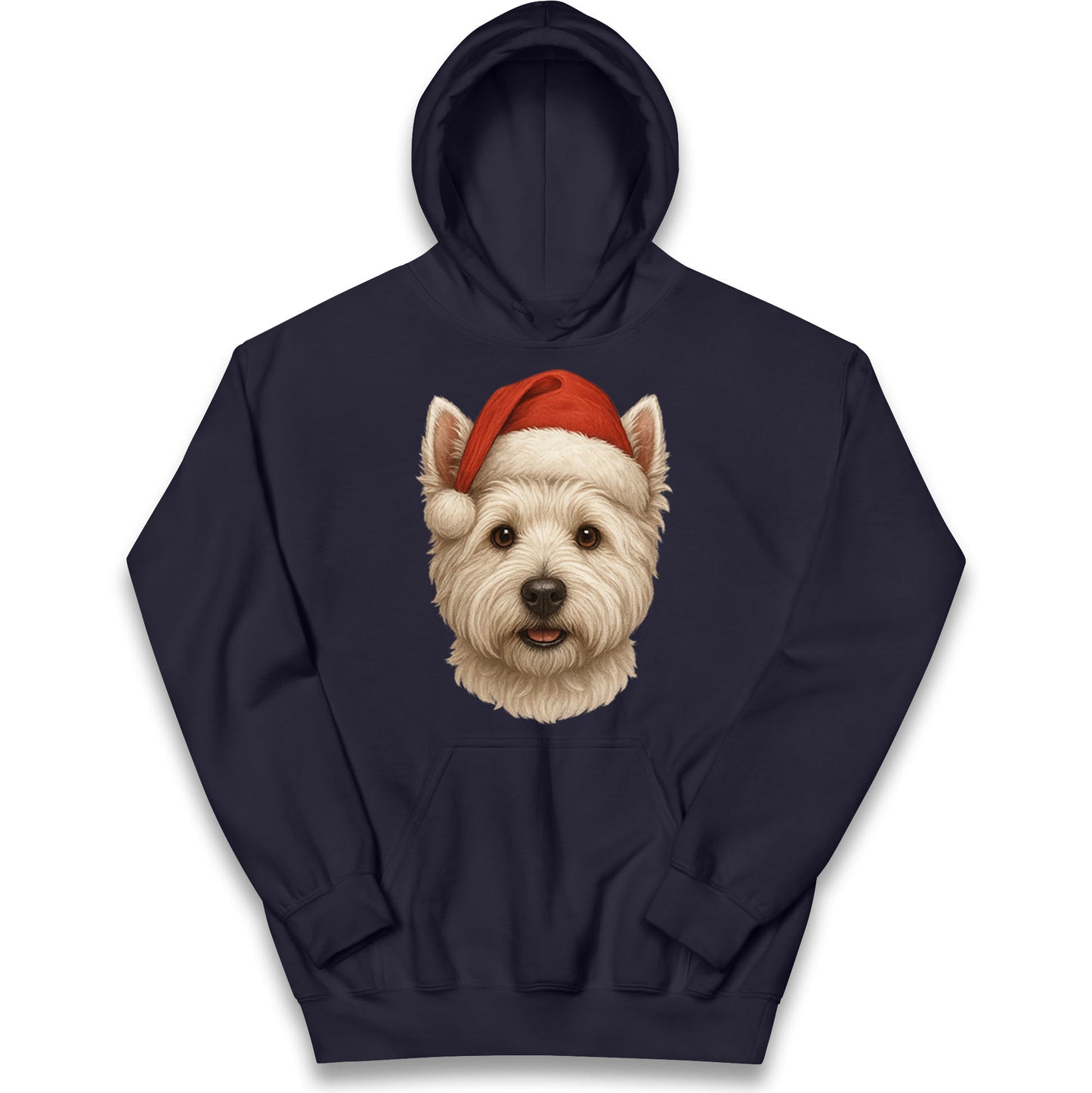 West Highland White Terrier Christmas Kids Hoodie