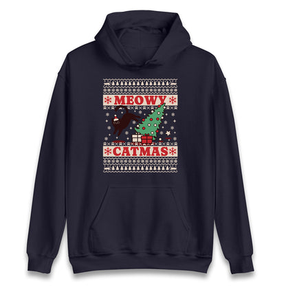 Christmas Cat Hoodie