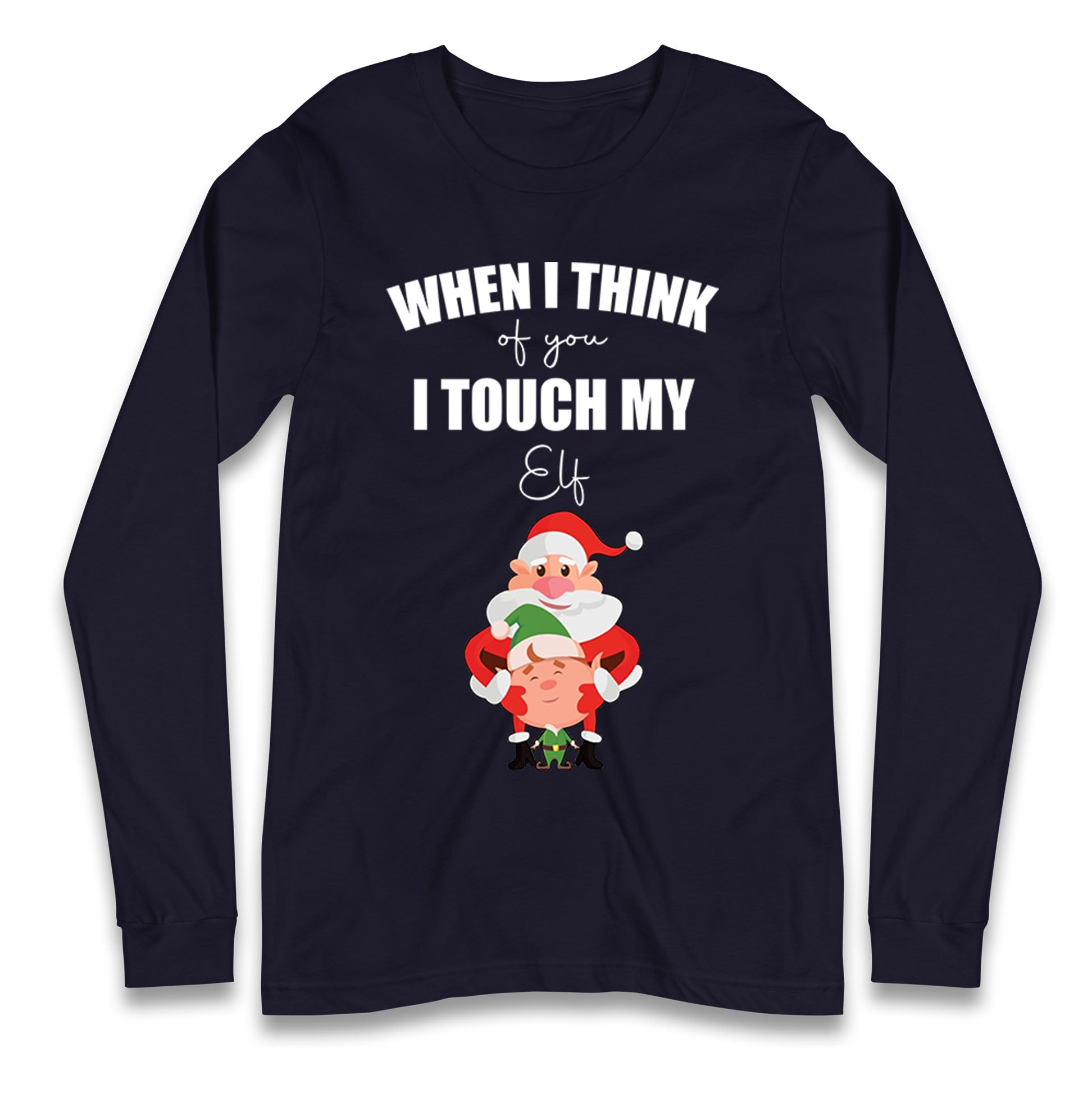 Santa Elf Christmas Longsleeve T Shirt
