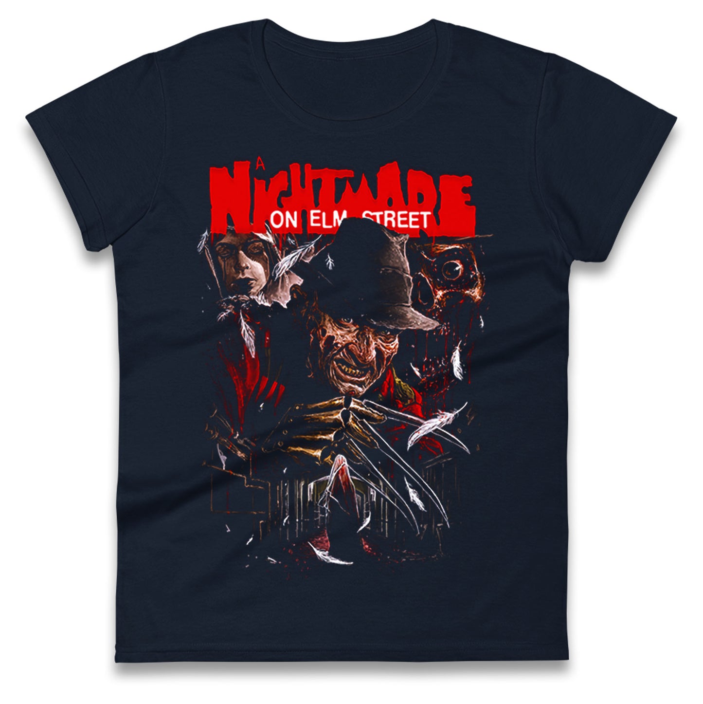A Nightmare On Elm Street Ladies T Shirt