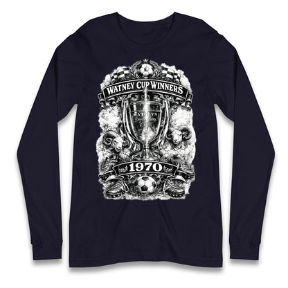 Retro Derby Watney Cup Winners 1970 Longsleeve T Shirt