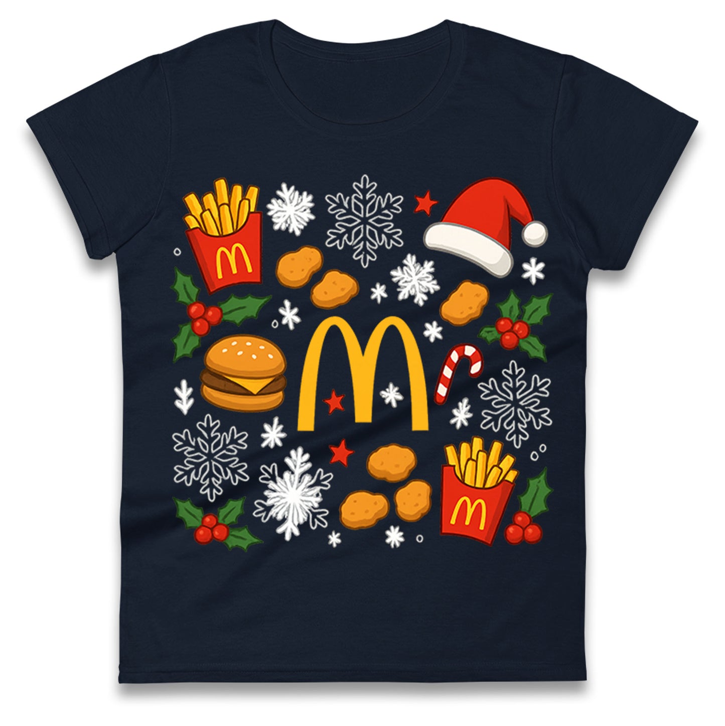 McDonalds Christmas Ladies T Shirt