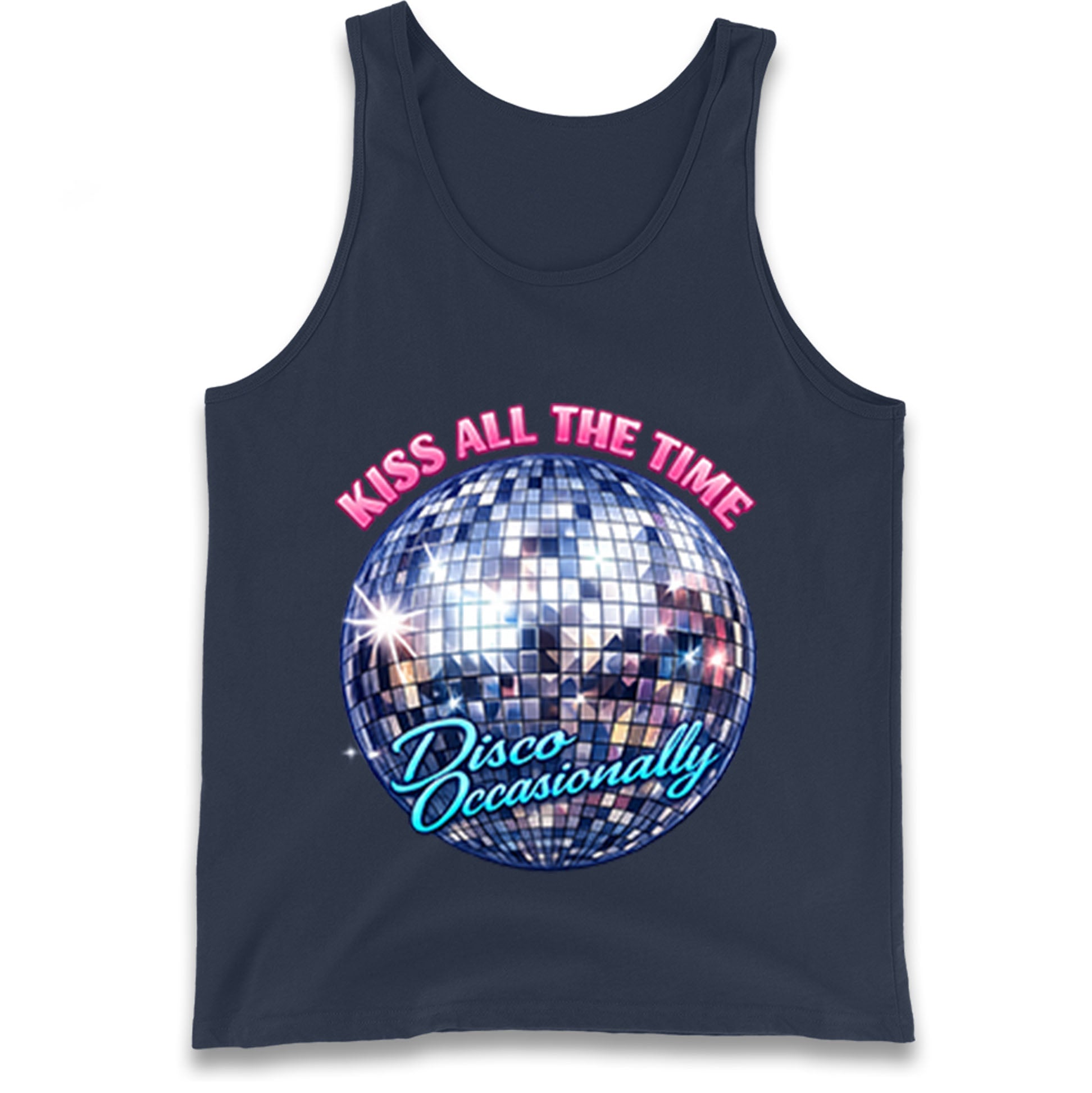 Kiss All The Time Disco Occasionally Tank Top