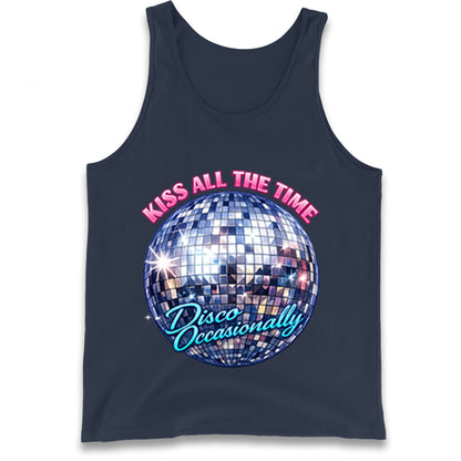 Kiss All The Time Disco Occasionally Tank Top