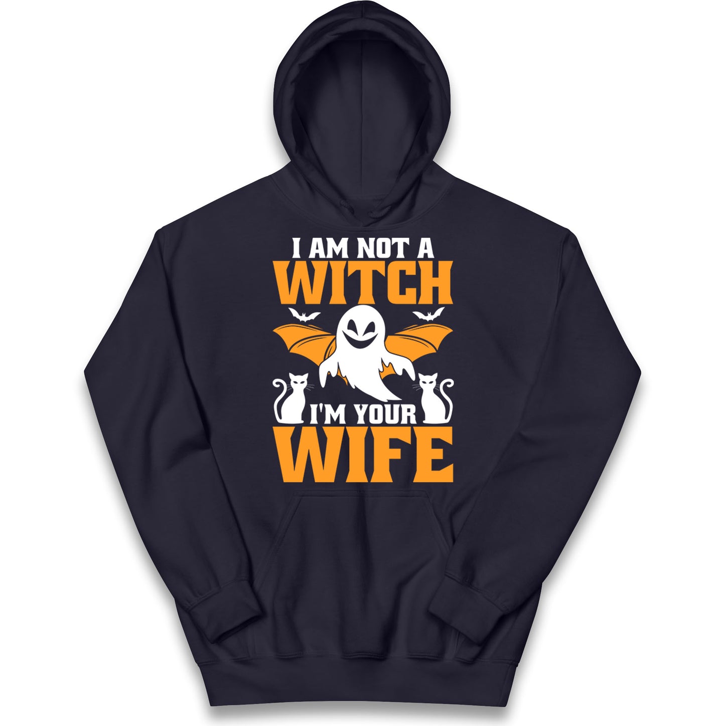Im Not A Witch Im Your Wife Halloween Hoodie
