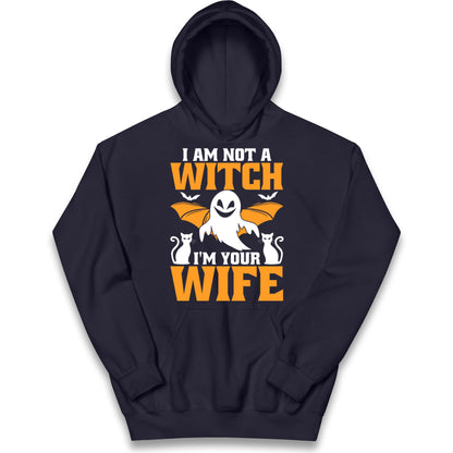 Im Not A Witch Im Your Wife Halloween Hoodie
