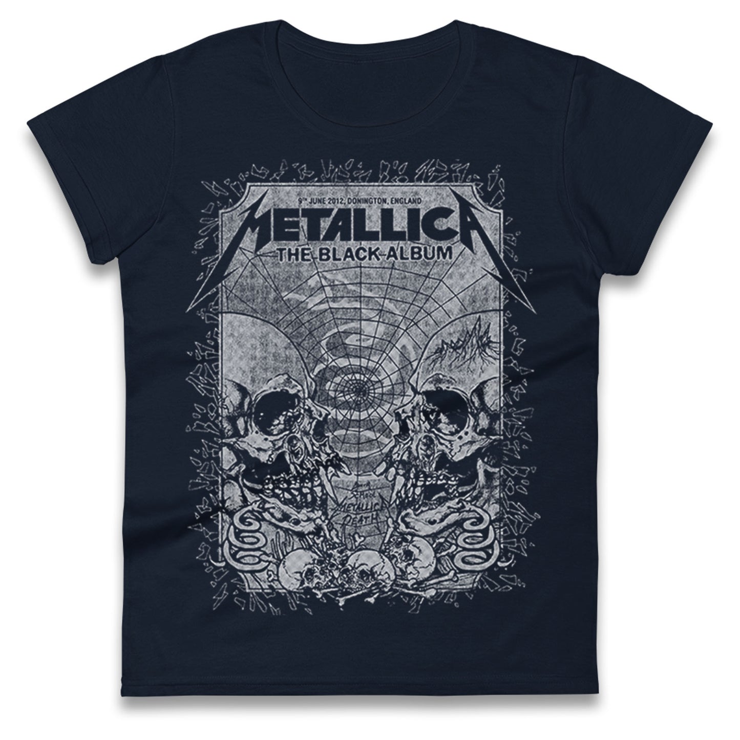 Metallica The Black Album Ladies T Shirt 