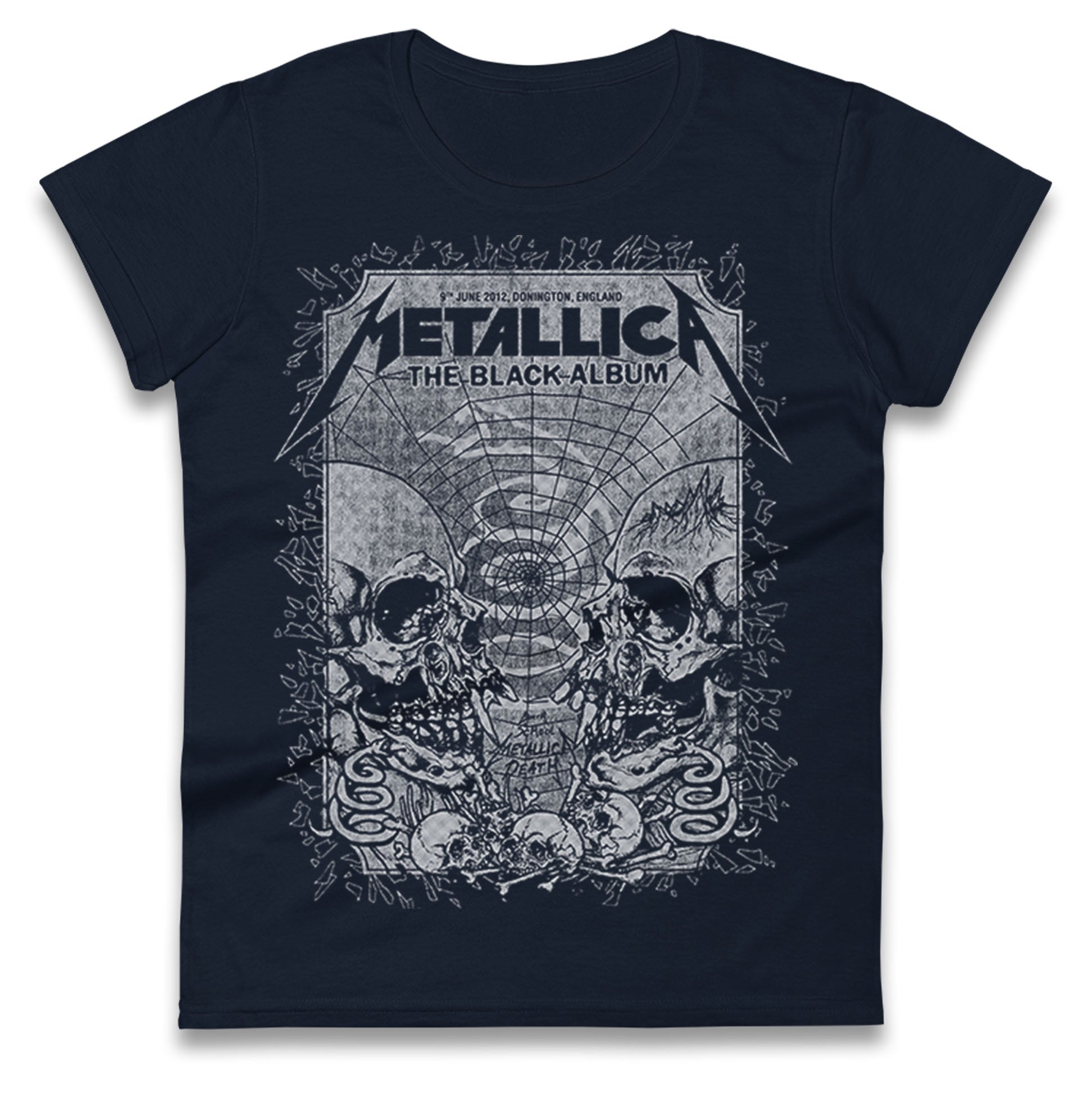 Metallica The Black Album Ladies T Shirt 
