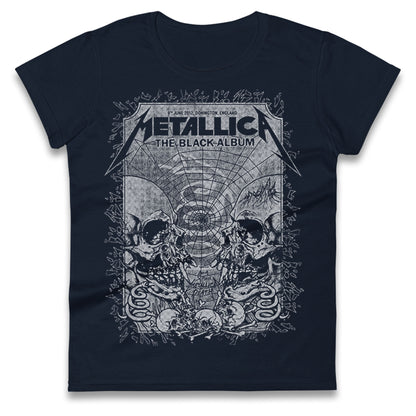 Metallica The Black Album Ladies T Shirt 