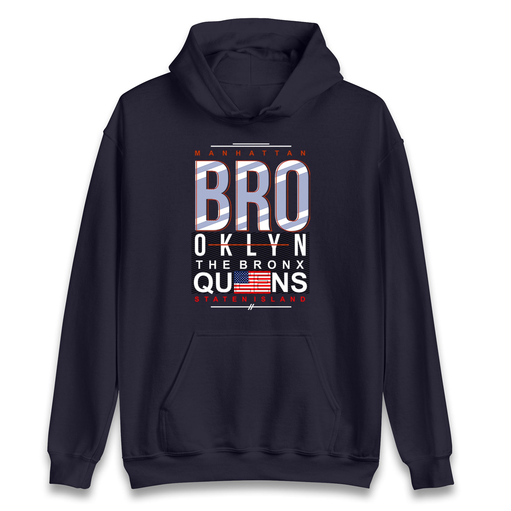 Brooklyn New York State Hoodie