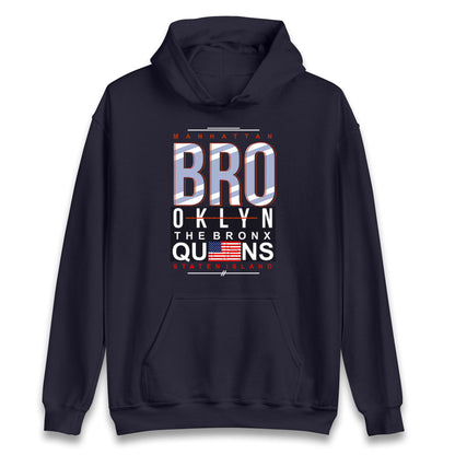 Brooklyn New York State Hoodie