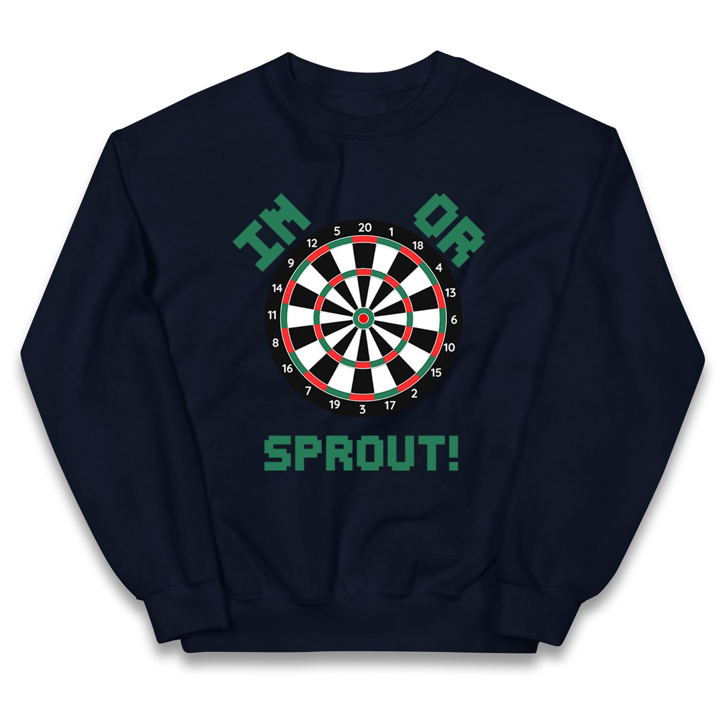 dartboard christmas jumper