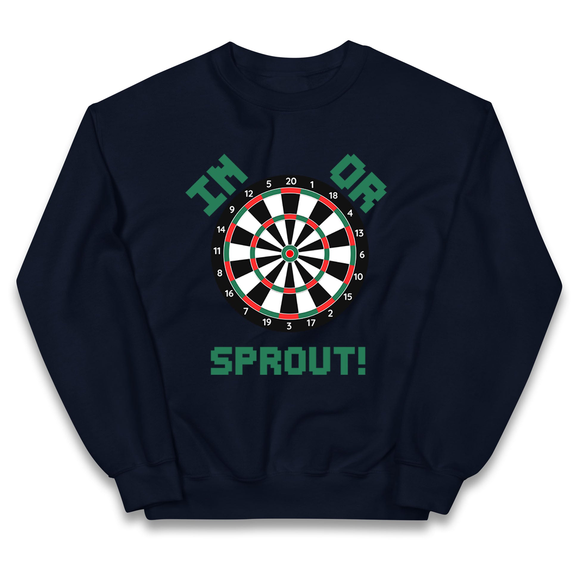 dartboard christmas jumper