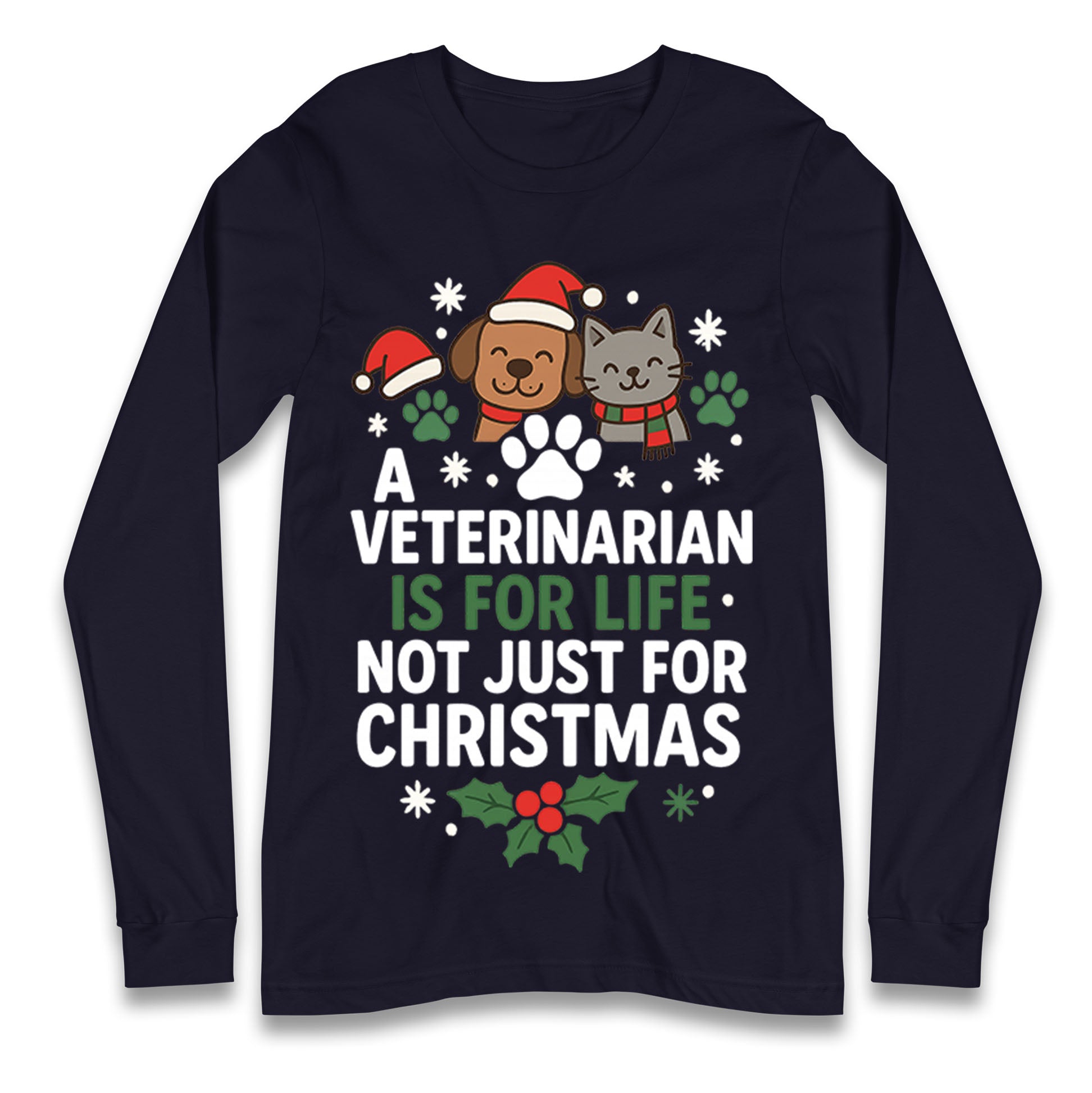 Veterinarian Christmas Longsleeve T Shirt